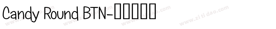 Candy Round BTN字体转换